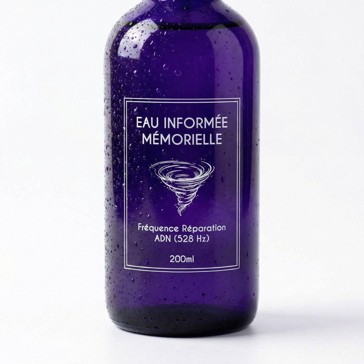 Eau Informée Mémorielle — Fréquence Réparation ADN (528 Hz)
